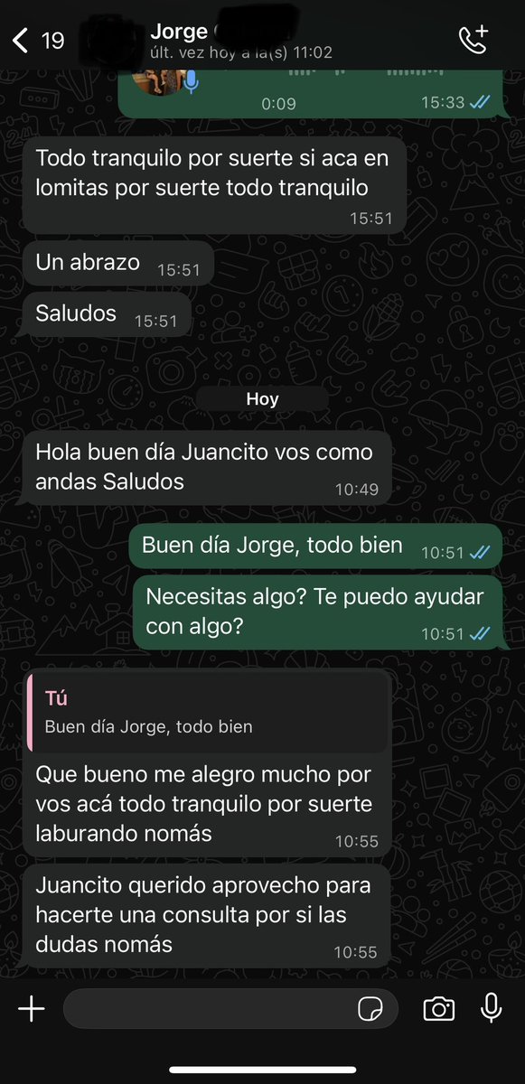 Con Uds. Jorge Suspenso