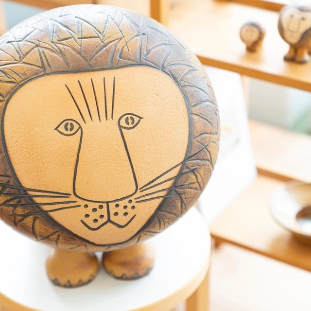 LISA LARSON　リサラーソン　ライオン　陶器　ビンテージ　2点 LISA LARSON リサラーソン ライオン 陶器 ビンテージ 2点 LISA LARSON