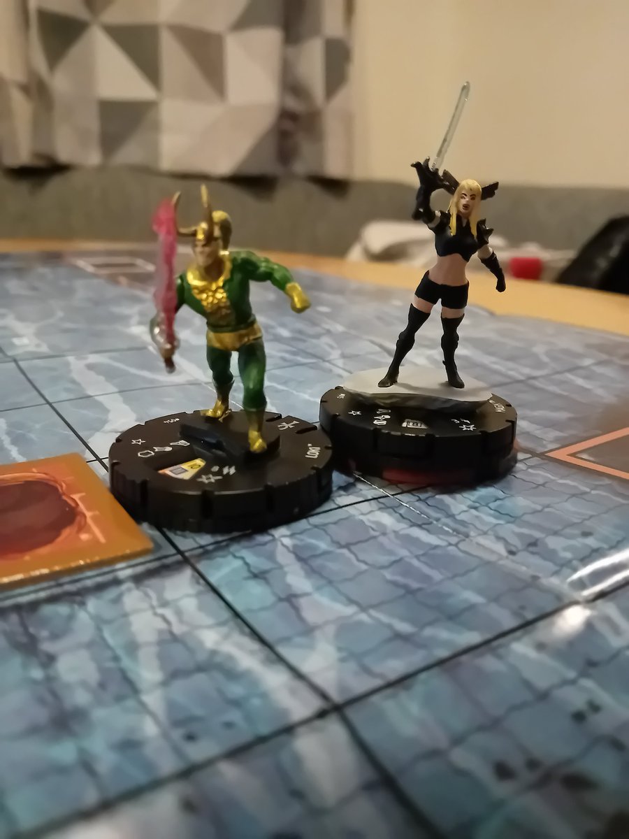 MarkLegend007's tweet image. Game 57 #heroclix Stretching the clix legs  on the Dr Strange 'mod' I did a while back.
Holiday chill game.