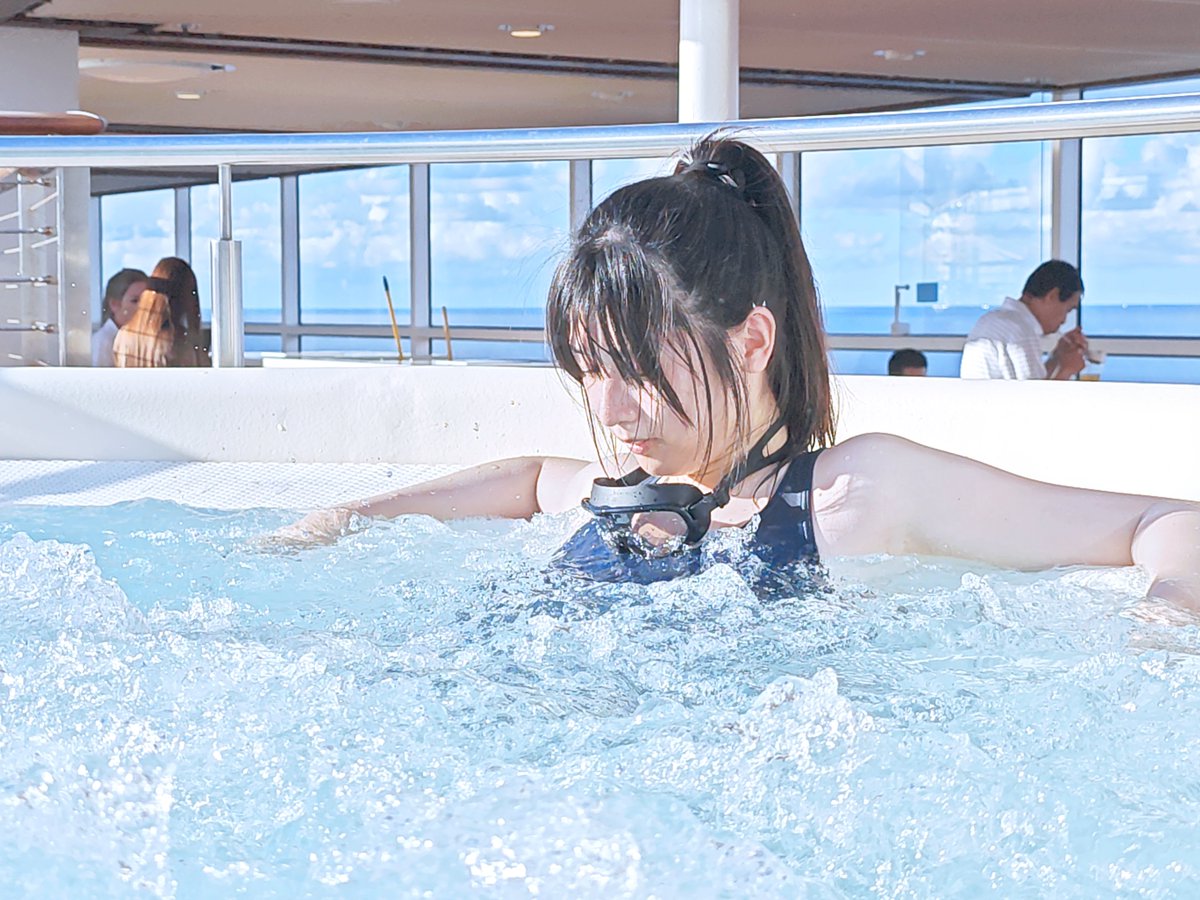 从来没见过那么蓝的海