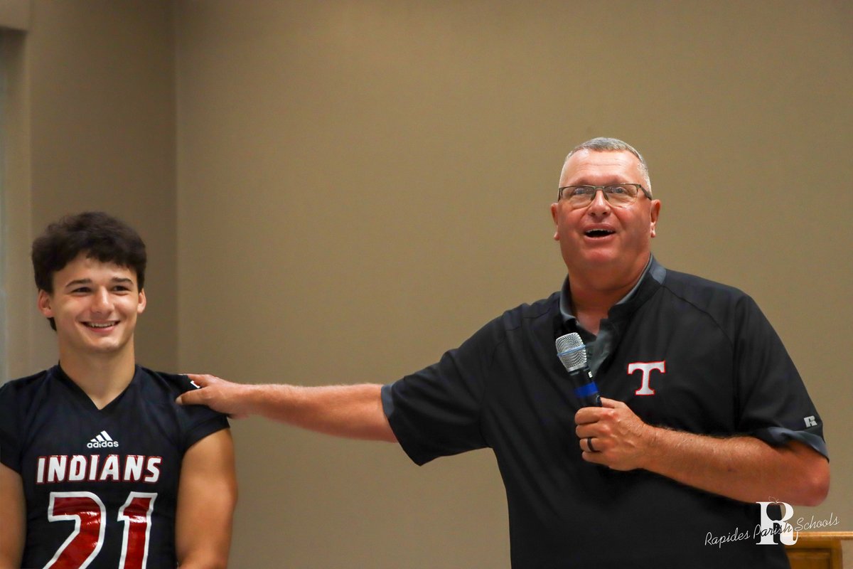 What an awesome Pigskin Preview today! The Alexandria Rotary Club brought together our principals, coaches, and players for a look ahead to the football season. Now we're all ready for Friday Night Lights! 
#BetterTogether