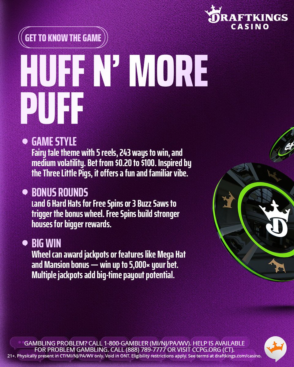 Three little pigs, one big bad jackpot 🐷💰

He’ll huff, he’ll puff… and you might just win 5,000x! 🐺💨 

🔗 bit.ly/4ouhXGx