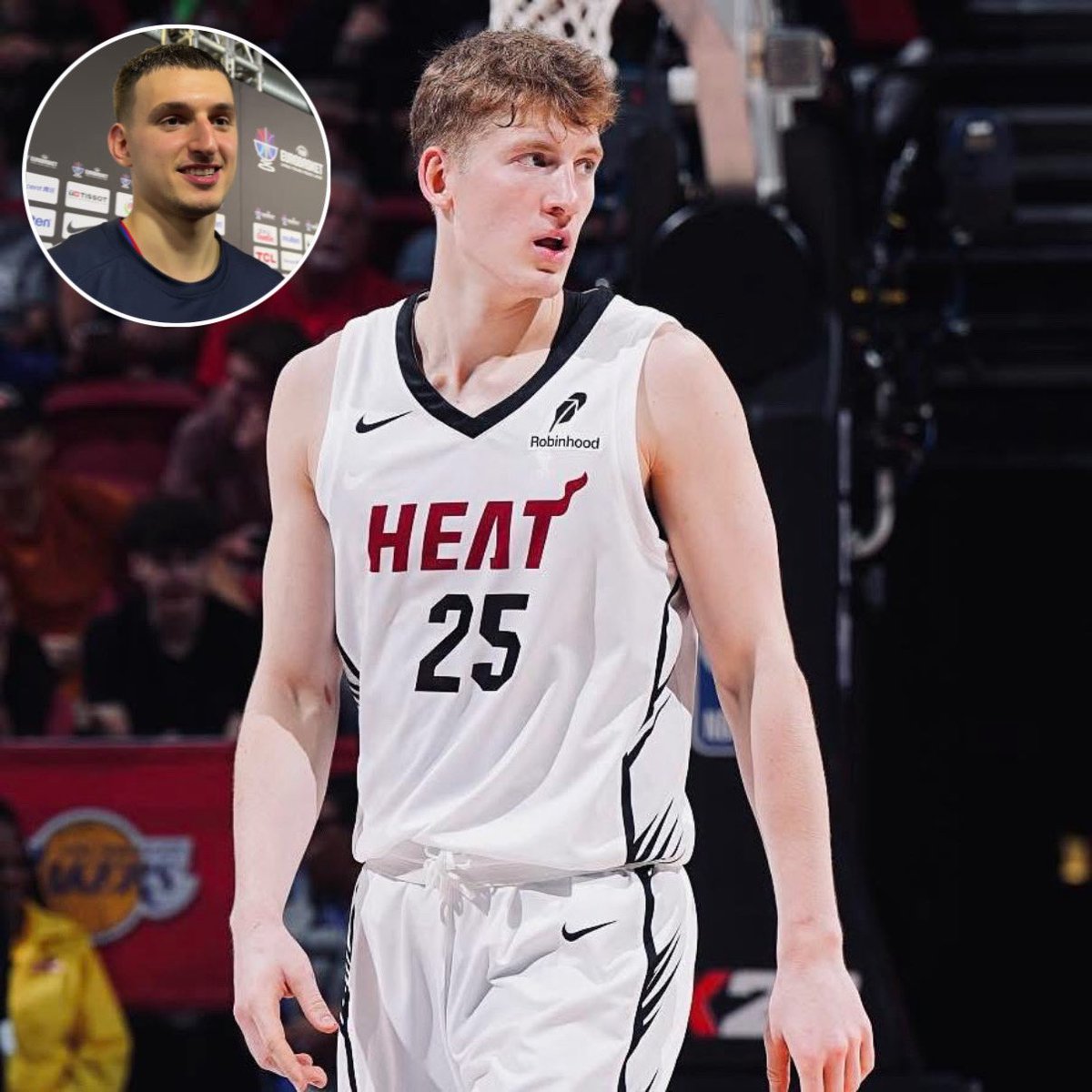 SleeperHeat (@sleeperheat) on Twitter photo Nikola JoviÄ on the Heat drafting Kasparas Jakucionis:
āI was really surprised⦠I thought he was going to be a Top 10 pick. But itās a good pick for us. Heās a great player⦠I canāt wait to see him play.ā
(via <a href="/BasketNews_com/">BasketNews</a>) Nikola JoviÄ on the Heat drafting Kasparas Jakucionis:
āI was really surprised⦠I thought he was going to be a Top 10 pick. But itās a good pick for us. Heās a great player⦠I canāt wait to see him play.ā
(via <a href="/BasketNews_com/">BasketNews</a>)