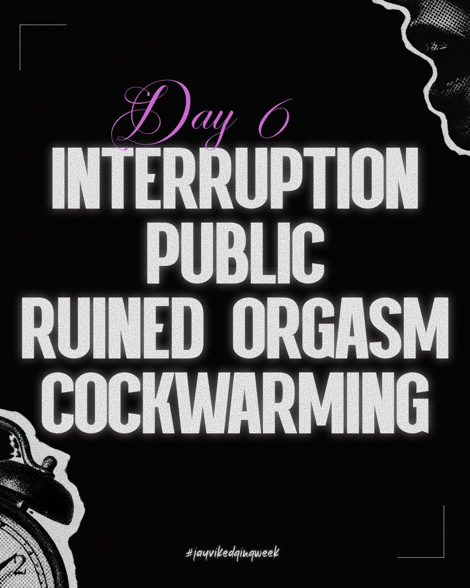 jvedgingweek's tweet photo. Day 6 is all about testing the limits of resistance, and perhaps not only prolonging the wait, but maybe even denying relief…

#jayvik #jayvikedgingweek https://t.co/n7yFPHjJQZ