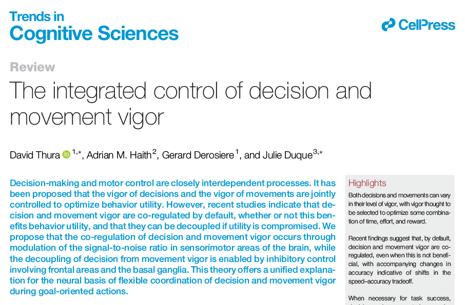 Trends in Cognitive Sciences tweet media