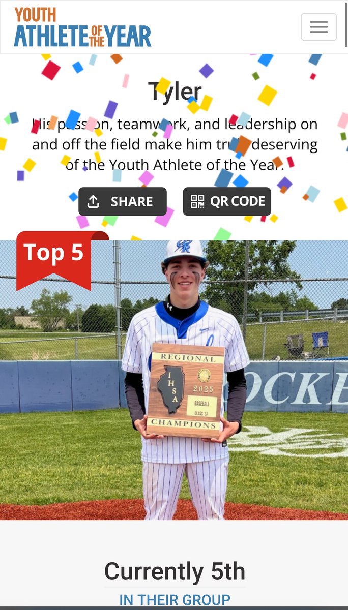 JaniceKotwica's tweet image. 🚨 2X VOTES 09/02! 🚨
@TylerKotwica could be Youth Athlete of the Year, win $25K &amp;amp; be featured in a @3BRANDUSA ad in @SInow!
Voting ends Thurs, Sept 4 at 9PM let’s get him to the finals! 
👉 athleteoftheyear.org/2025/tyler-ccef

#VoteForTyler #YouthAthlete #SupportLocalAthletes #DoubleVotes