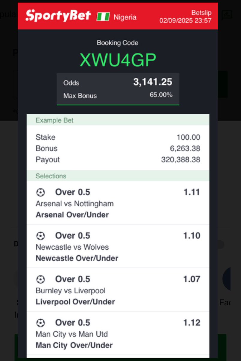 soccerpunterr's tweet photo. First Time picking this kind of Game Una don Teach me bad thing for this X let’s see how it goes.

@Morayoorr @boomonmymind 

PLAY | EDIT | FLEX | REPOST 

Stake Responsibly 🔞 https://t.co/Xh9fE5otIw