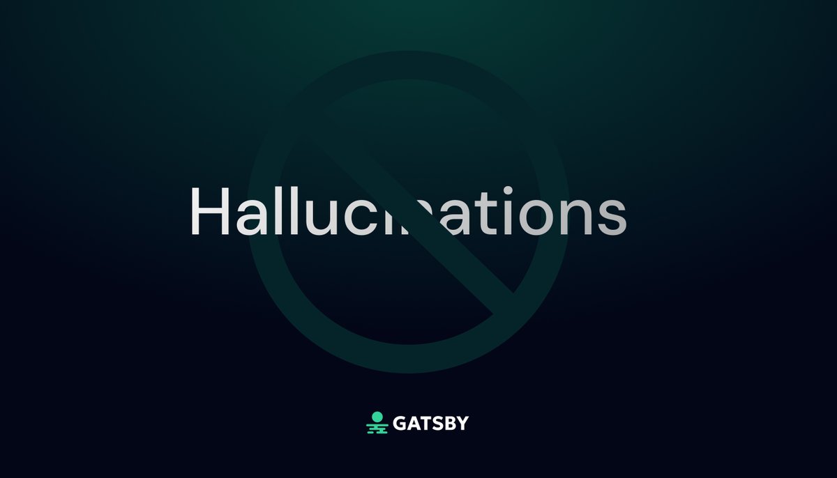 Integrating AI has never been easier, but having it return accurate information is a different story. Gatsby relies on its own database to verify every answer it gives, providing accurate information and eliminating hallucinations