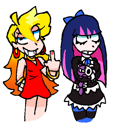 Panty and stocking In my drawing style: