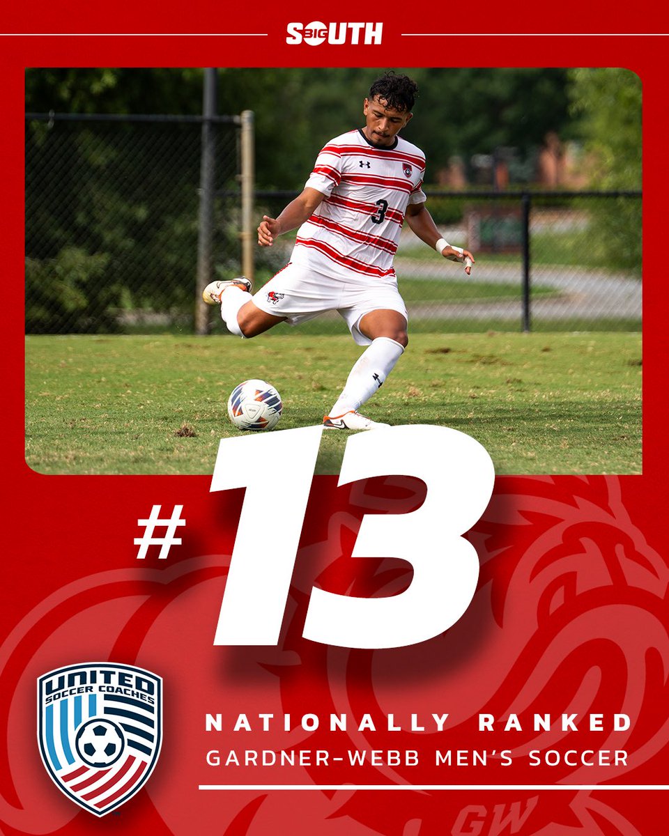 Big South Conference (@bigsouthsports) on Twitter photo MOVING 🆙
The Runnin’ Bulldogs leap to #13 in the <a href="/UnitedCoaches/">United Soccer Coaches</a> national poll!
#BigSouthMSOC⚽️ x <a href="/GWUsoccer/">Gardner-Webb Men’s Soccer</a> MOVING 🆙
The Runnin’ Bulldogs leap to #13 in the <a href="/UnitedCoaches/">United Soccer Coaches</a> national poll!
#BigSouthMSOC⚽️ x <a href="/GWUsoccer/">Gardner-Webb Men’s Soccer</a>