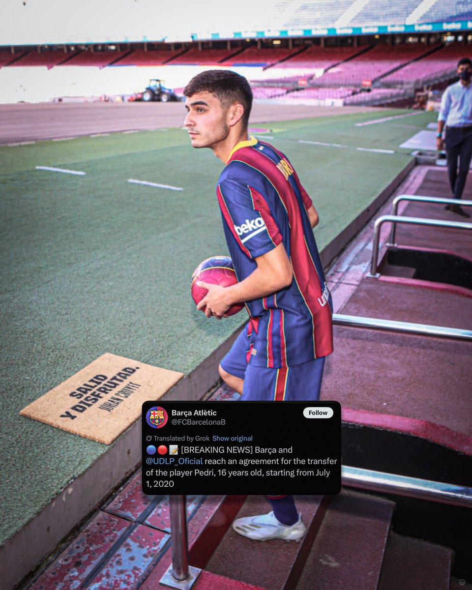 في مثل هذا اليوم قبل 6 سنوات . .

برشلونة يتعاقد مع بيدري ❤️