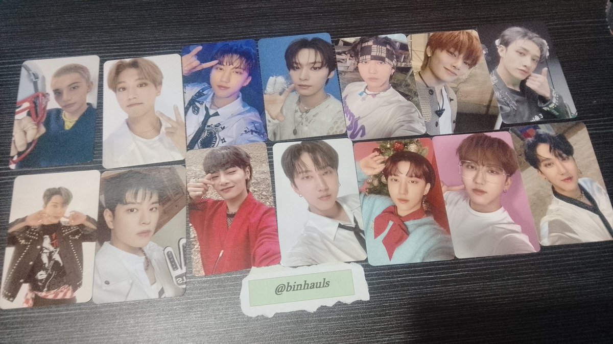 binhauls's tweet photo. wts lfb ph #binhaulscart
✦ random skz photocards ✦
  — 50 php EA / 600 php ALL
  — prio getting more / hj w/ cb

🏷️ stray kids 2nd gen oddinary rockstar 5star hop maxident noeasy nacific cevel karma bang chan lee know changbin hyunjin han jisung felix seungmin jeongin i.n https://t.co/WeEXuQHpjq