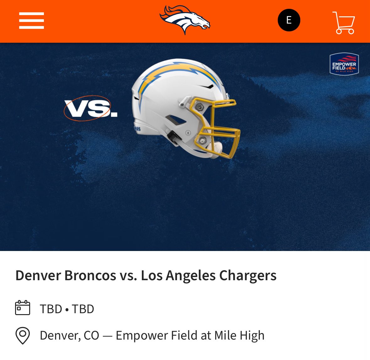 Week 18. VIP suite. We WILL be there.