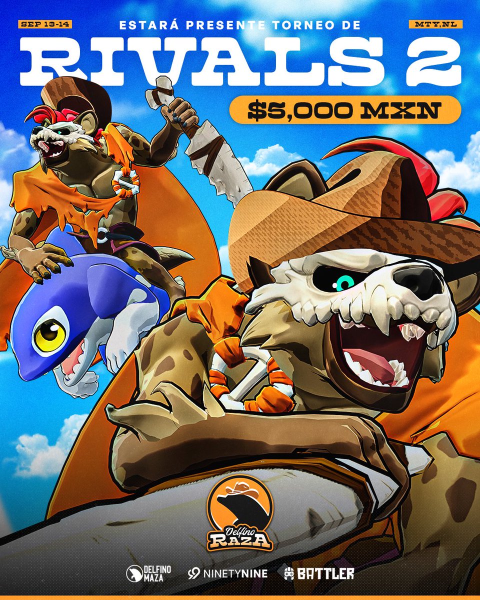 Se armaron los Rivales 🐬😎

Se una Rivals of Aether 2 a la cartelera de Delfino Raza. Caiganle a echar reta con lo mejor del nivel mexicano 💪🏼

#VibraDelfino🐬
