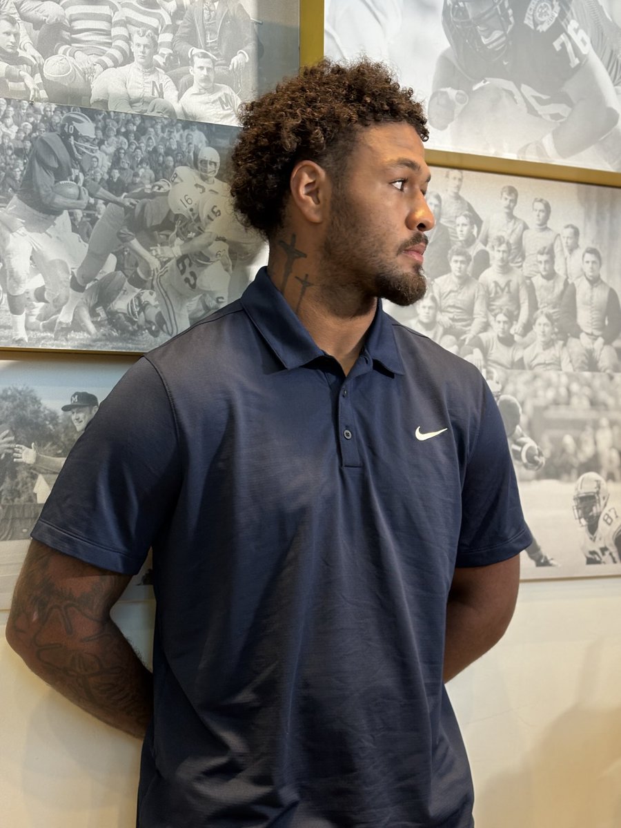 Michigan edge rusher TJ Guy says LB Jaishawn Barham will return in the second half against Oklahoma and “fuck shit up, for real.”