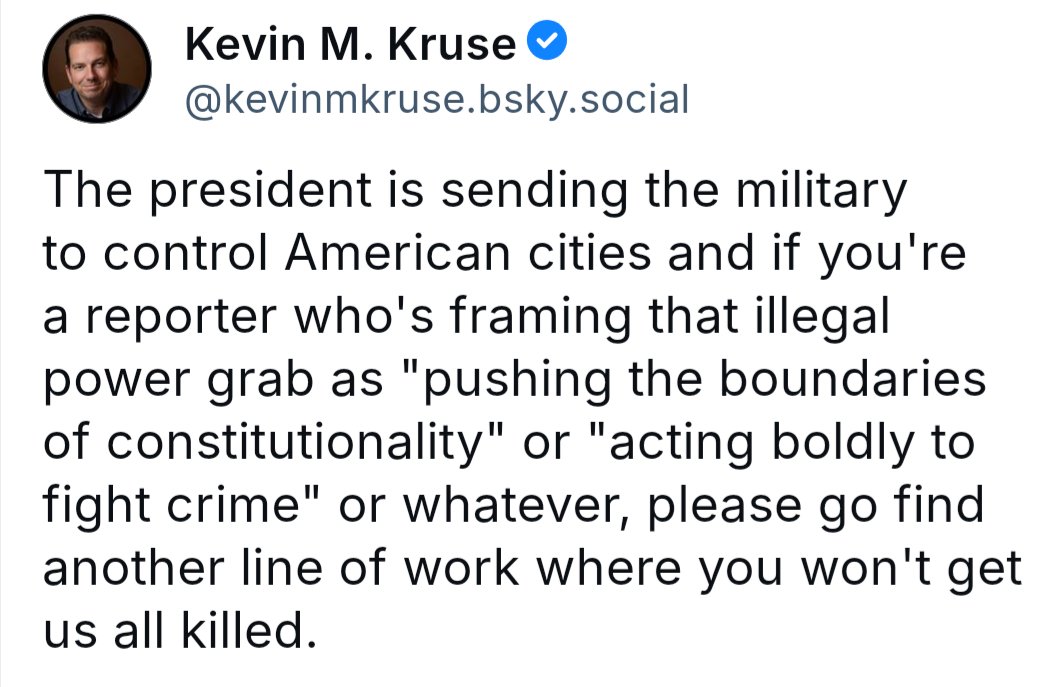 Exactly. The media is massively underreacting.