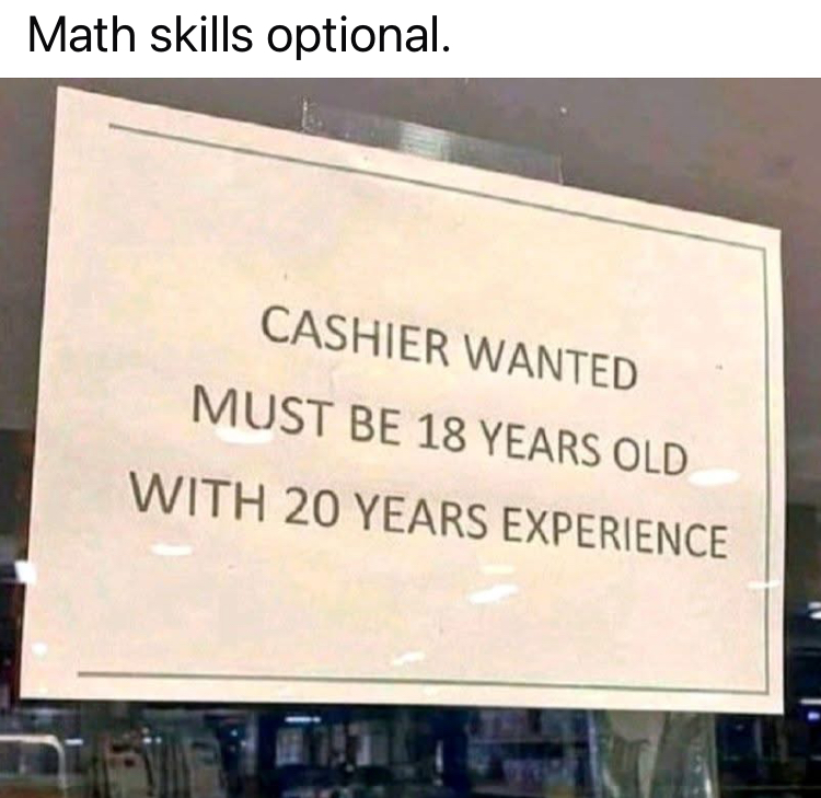 maryannwrites's tweet image. Sometimes I think #Mathskills are nonexistent.