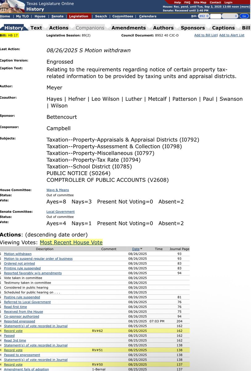 Texas School Districts! If you have concerns about HB 17, please call your Senators!

▪️See the bill: capitol.texas.gov/BillLookup/His…

#txlege #txed