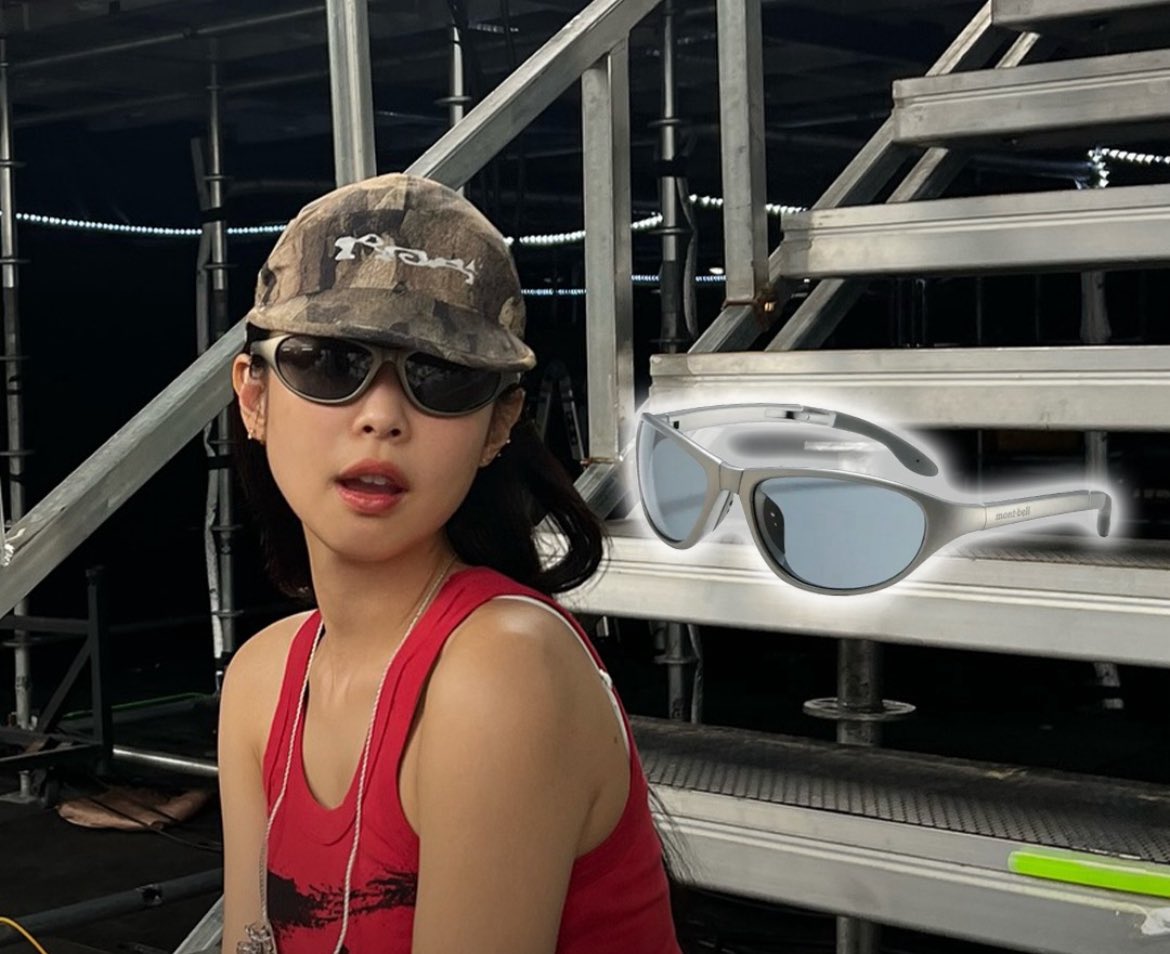 ジェニがモンベルのサングラスしててバズってるの結構おもろいな。なお