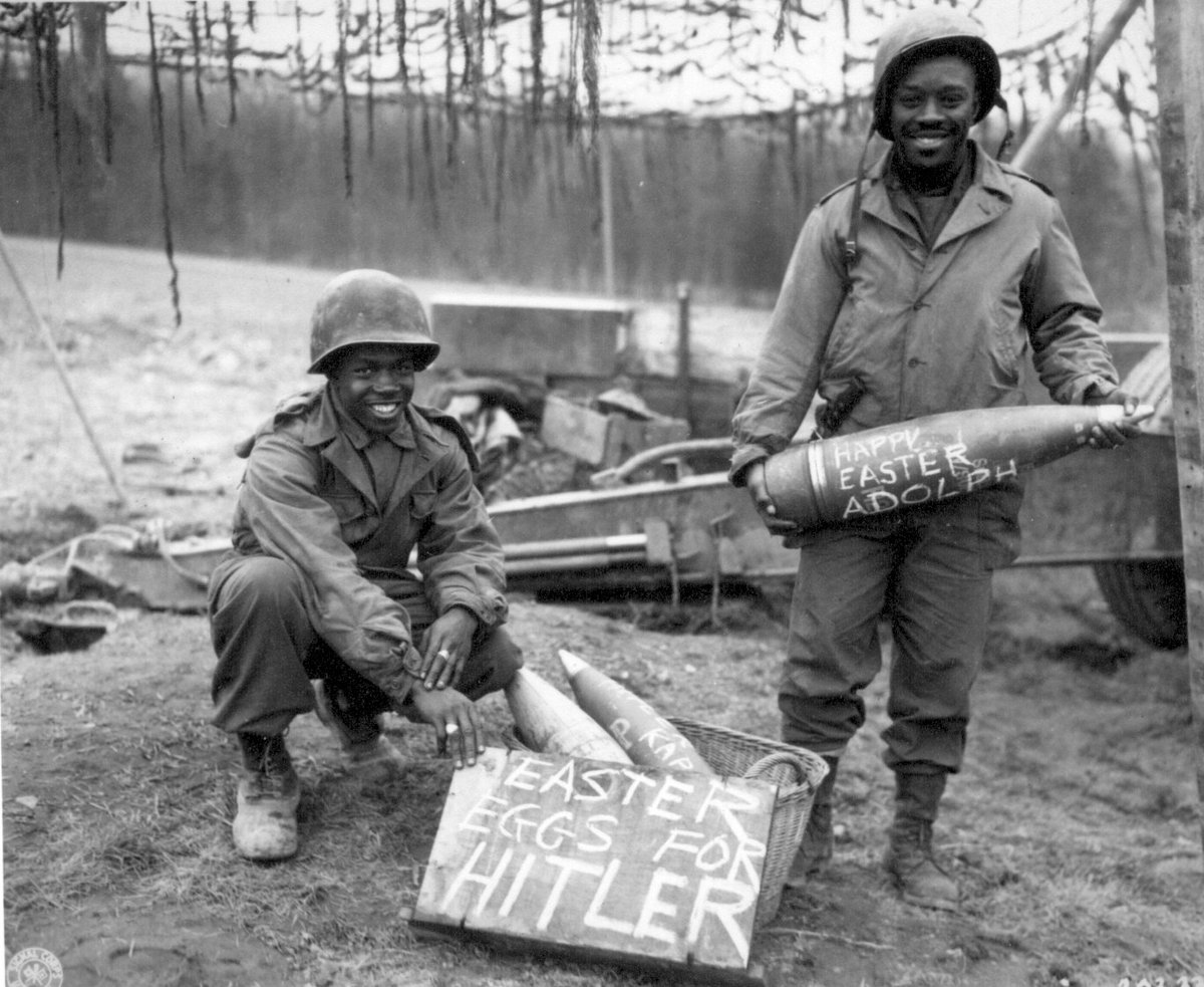 Knothead9620's tweet image. A few years ago, a friend posted this photo with the caption, "Militant anti-fascist agitators preparing explosive devices." The man on the left is one of her ancestors. We owe these men so much.
