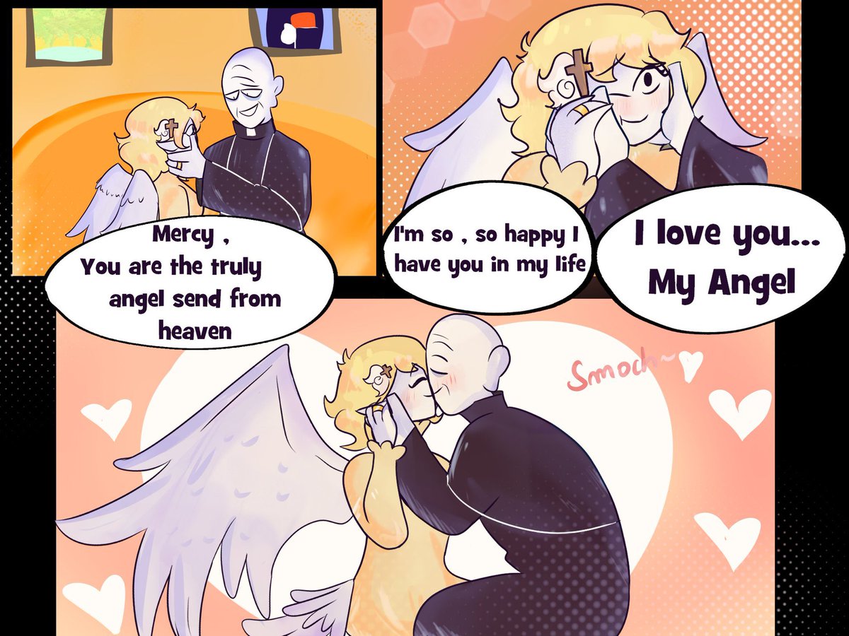 ˖ ࣪✦:🤍. . . ˗ˏˋ”I love you more than I have ever found a way to say to you”࿐ྂ

COMMISSIONED <a href="/Miriam0__0/">🌙💀Miriam💀🌙(੭˃ᴗ˂)੭(COMMISION OPEN)</a> OF MY OC X CANNON COMIC AND I LOVE THIS SMMMM AAAA TYYY TYSMMM IT MAKES ME SO HAPPY AAAAA!! &lt;333🤍🤍

#spookymonth #spookymonthfathergregor #spookymonthoc #CatholicDove