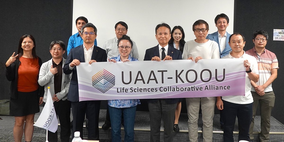8/31-9/1 #IRCMS researchers and students visited #NTUtw to present their research and engage in discussions. Collaborative research has already begun, and we are very excited about future progress!
<a href="/TakizawaLab/">Takizawa Lab</a> <a href="/DrNLiu/">Norika Liu</a> <a href="/ToruTakeo/">Toru Takeo</a> <a href="/YTakahashi_Lab/">Yuta Takahashi Lab</a> <a href="/5_birds/">Sheng@japan</a> #KOOU #UTTA #LifeScience