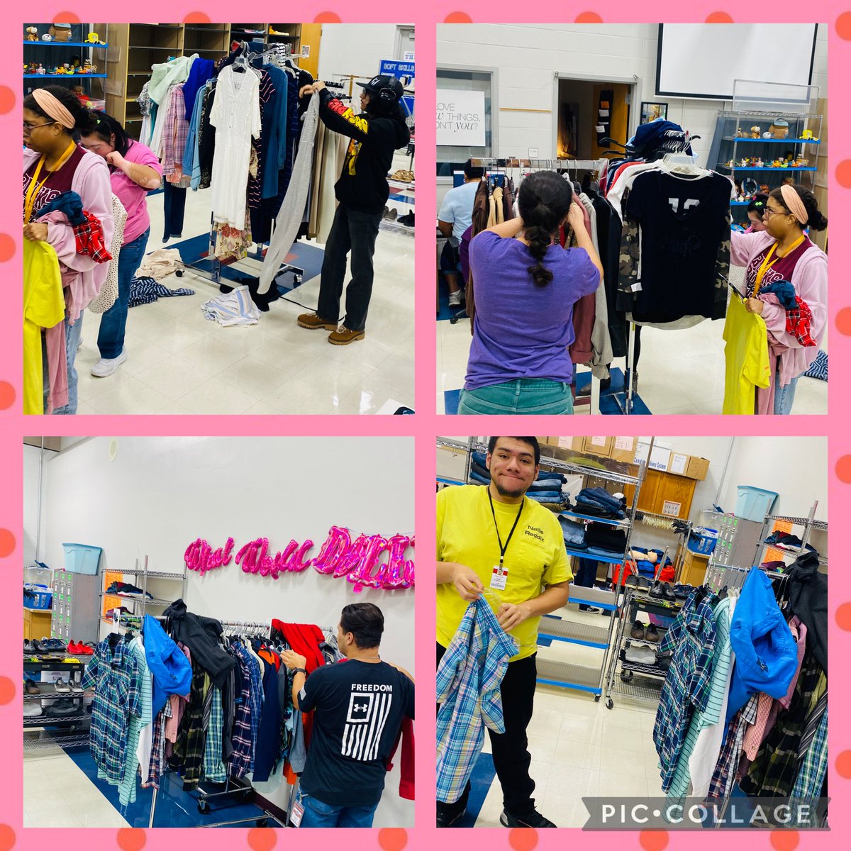 Last week we purposely messed up our Thrifty Bucks store <a href="/NISDReddix/">Nellie Reddix Center</a> just to put our retail skills to the test. 🛍️💪

Chaos? ✅
Recovery? ✅
Retail pros in action? ✅

Come see how fast we bounce back 😎