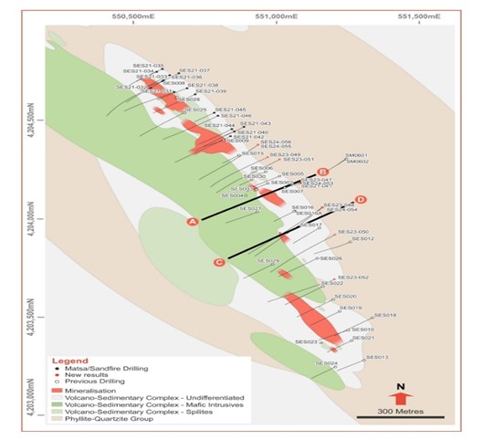 While our work to expand our Finnish project portfolio continues, we remain focused on advancing our Sesmarias project in Portugal. Sesmarias has been our flagship project since the first discovery hole drilled in 2014. That hole returned 10.85 meters at 1.81% Cu, 2.57% Pb, 4.38%