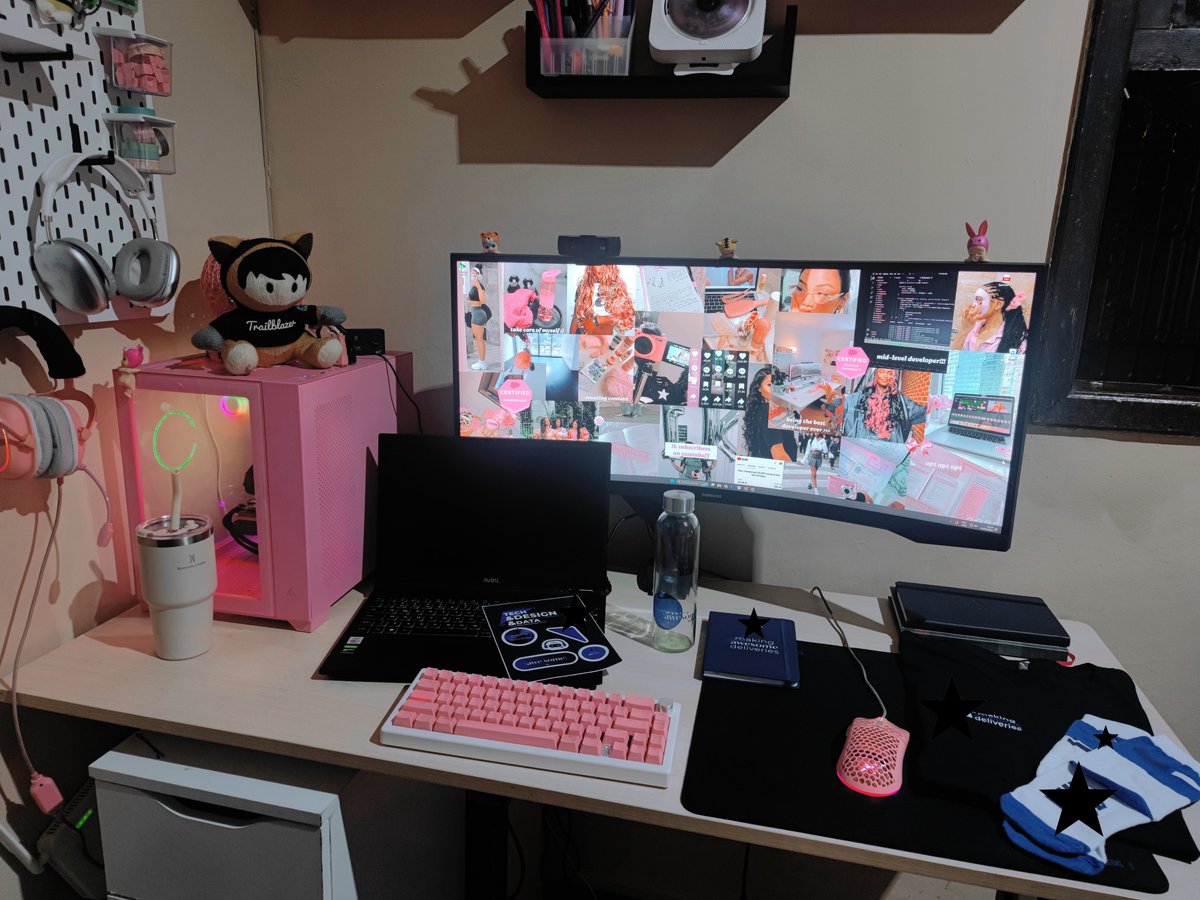 camyydev's tweet image. depois de um layoff e 6 meses procurando por uma oportunidade, finalmente fui contratada!!! agora sou oficialmente desenvolvedora pleno e atuo em um projeto financeiro, que tive como meta quando decidi seguir carreira em salesforce

setup atualizado e coisinhas da empresa hihi