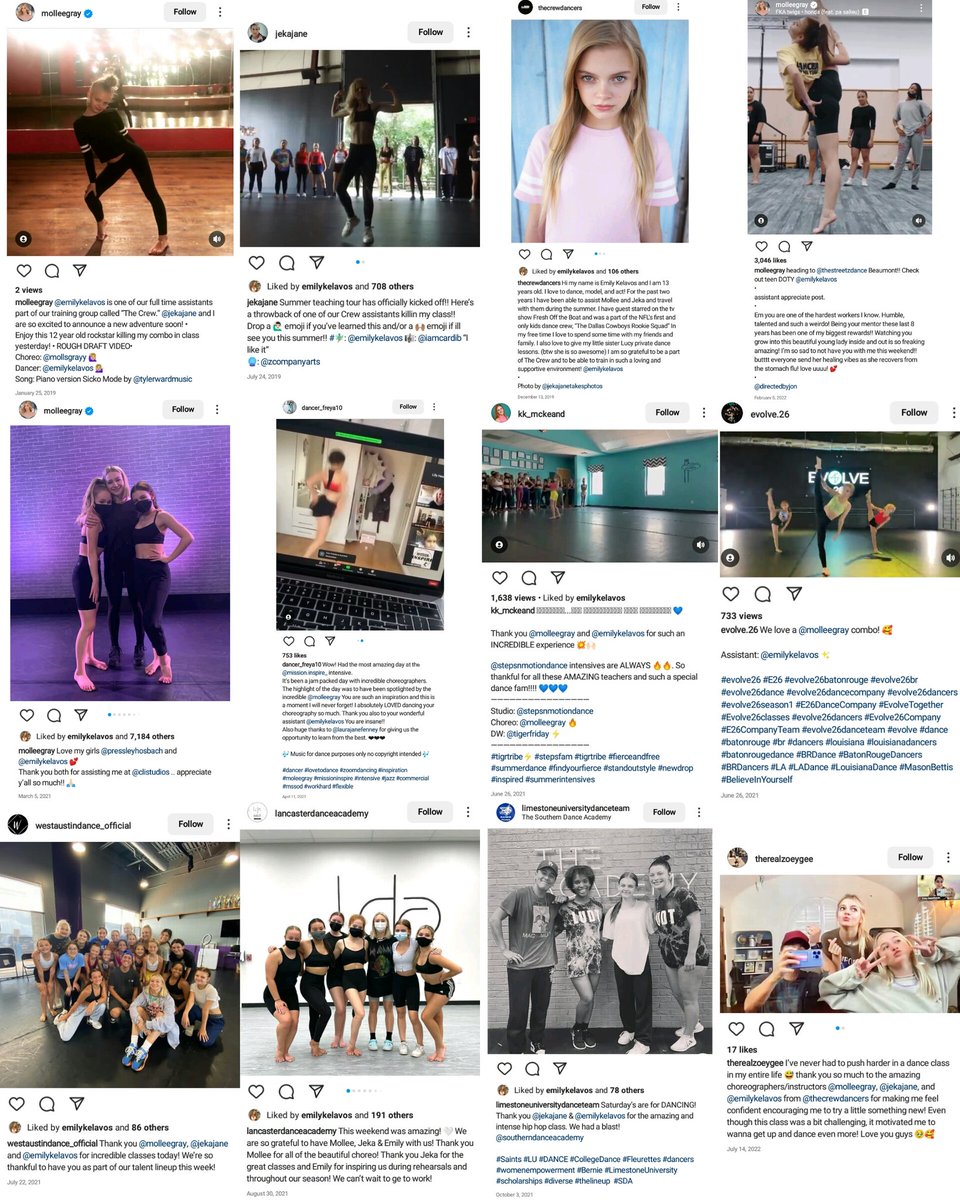 emilymitless's tweet photo. [FUN FACT] Emily Kelavos worked as a dance teacher and choreographer since she was younger. She was a full time assistant in their training group and does her own private dance lessons. Last year, she held her first dance class and choreographed for Adéla.

#PRELUDE_THEFINALPIECE https://t.co/DSuhuY9PjP