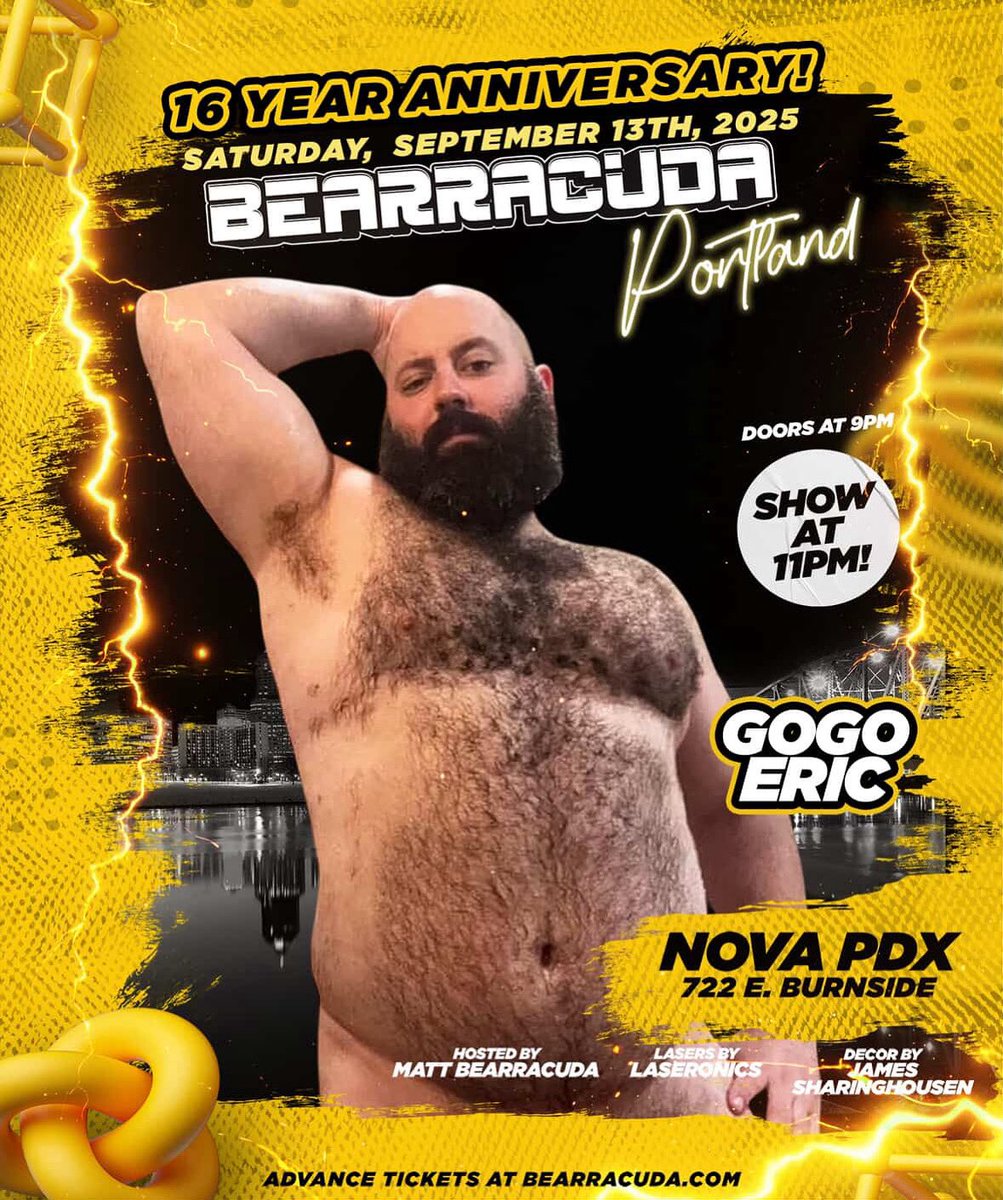 Portland and adjacent! Come see me dancin in 2 weeks! Get your tickets, show me some love, have a good time. I might make sure you do 😈😈