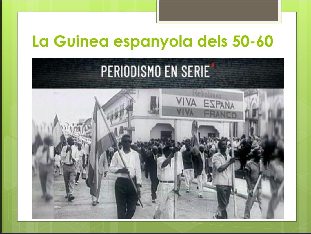 Cal invisibilitzar l'independentisme per fer-lo desaparèixer... 
Pràctica de manual de contra insurgència colonial de qualsevol estat ocupant...
A Guinea Equatorial era Pràctica habitual no parlar als mitjans de les manifestacions de protesta independentista i enaltir les altres!