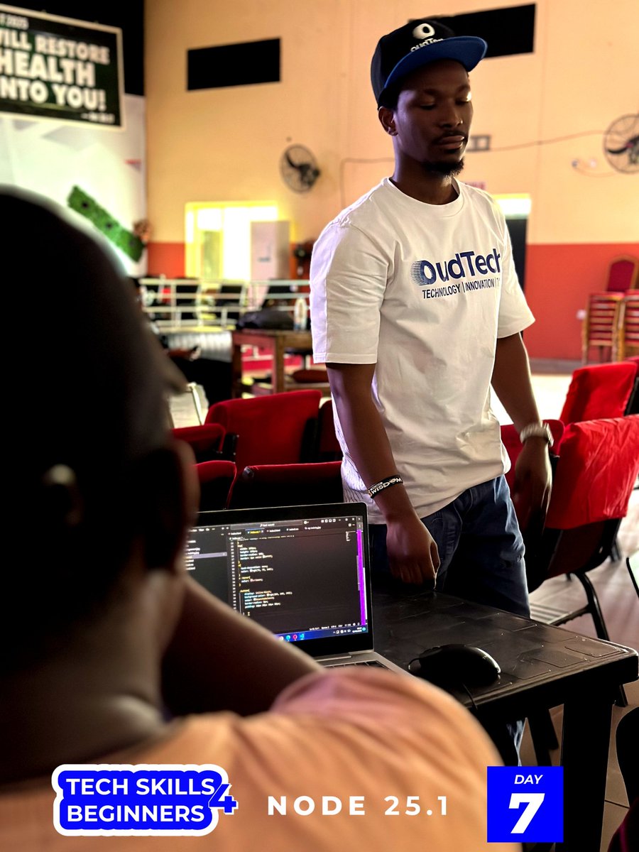OudTechnologies's tweet photo. Day 7 filled with accomplishment! Our teaching approach is yielding results, empowering participants to grasp web development concepts. 

Excited to see the continued impact! 

#WebDevelopment #BBNaijaS10 #LearningJourney #MARK #TutorAppreciation #Trump #WebDevSuccess #bbtvi https://t.co/d1Qcz8StsV