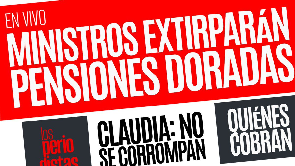 SinEmbargo Al Aire (@sinembargotv) on Twitter photo 🔴#EnVivo Ministros extirparán pensiones doradas ¬ ¿Quiénes las cobran?
Por #SinEmbargoAlAire con <a href="/alvaro_delgado/">Alvaro Delgado Gómez</a> y Alejandro <a href="/paezvarela/">AlejandroPáezVarela</a> en #LosPeriodistas
youtube.com/watch?v=avxJcW… 🔴#EnVivo Ministros extirparán pensiones doradas ¬ ¿Quiénes las cobran?
Por #SinEmbargoAlAire con <a href="/alvaro_delgado/">Alvaro Delgado Gómez</a> y Alejandro <a href="/paezvarela/">AlejandroPáezVarela</a> en #LosPeriodistas
youtube.com/watch?v=avxJcW…