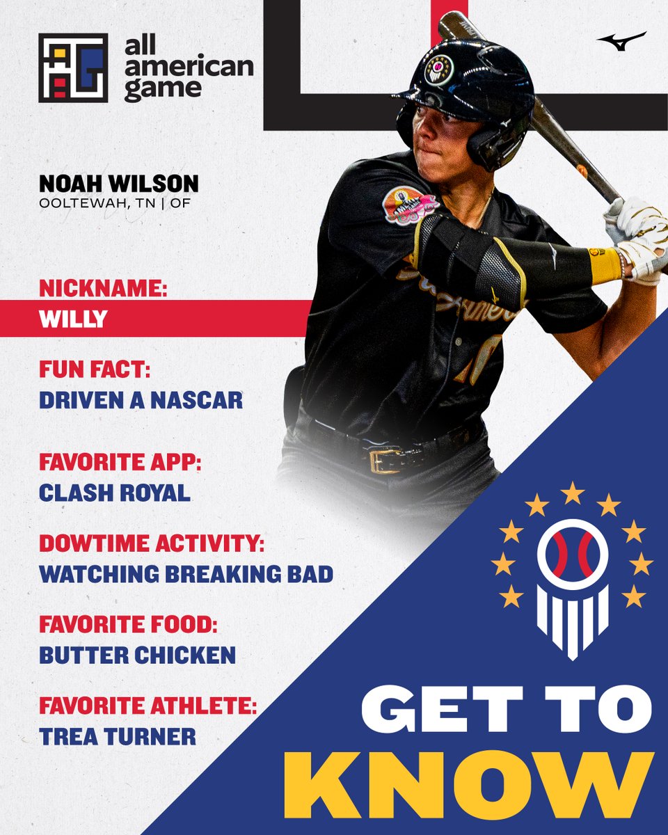 Get to know 2x Prep Baseball All-American, <a href="/NoahWilson26/">Noah Wilson</a> (TN) ahead of #PBAAG25 👀

<a href="/VandyBoys/">Vanderbilt Baseball</a> recruit ⚓️⬇️

<a href="/PrepBaseballTN/">Prep Baseball Tennessee</a> | <a href="/MizunoSportsUSA/">Mizuno Team Sports USA</a> | <a href="/ShooterHunt/">Shooter Hunt</a>