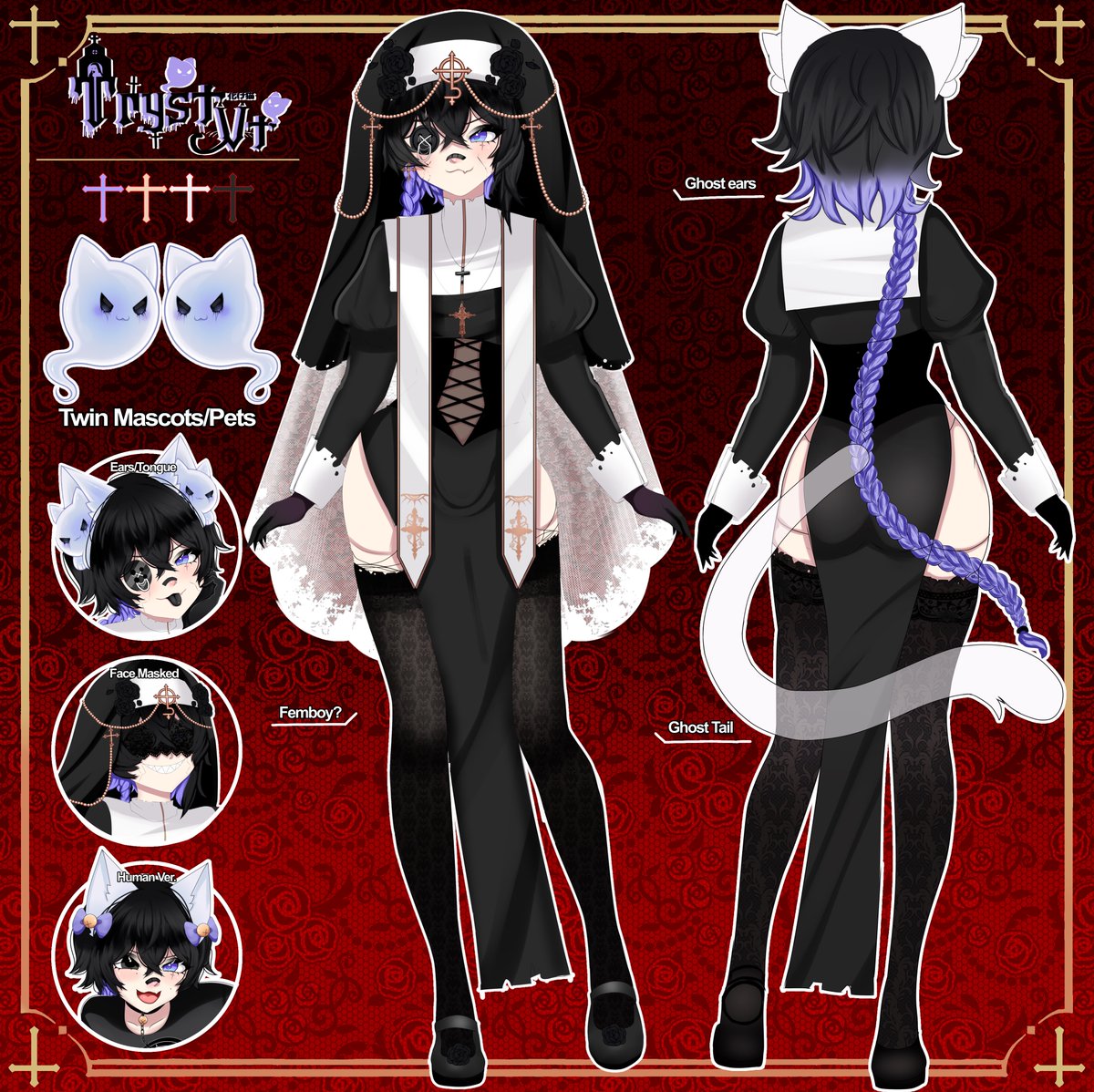 ✞Tryst✞ Goth♂Nun 🔞【VTWINKIES】 tweet media