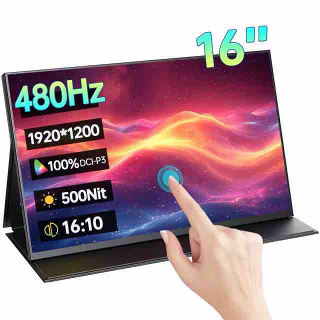 REALZA 16インチ 1.5K 480Hz モバイルモニター DCI-P3 100% 500nit HDR 1ms FreeSync 【¥23,310】-アリエク特価アラート