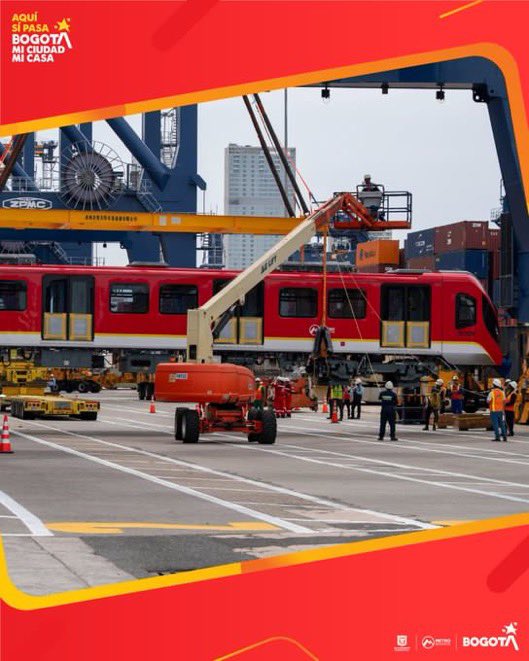 🇨🇴 Servicio Civil Distrital (@serviciocivild) on Twitter photo Las buenas noticias se comparten con los amigos 🥳: Hoy recibimos en Cartagena el primer tren de la Línea 1 del Metro de Bogotá 🚆.
<a href="/metrodemedellin/">Metro de Medellín 💚 30 años #ALoMetro</a> <a href="/basubte/">BA Subte</a> <a href="/metrodesantiago/">Metro de Santiago - #50Años</a> <a href="/metro_madrid/">Metro de Madrid</a> <a href="/MetroCDMX/">MetroCDMX</a> <a href="/elmetrodepanama/">El Metro de Panamá</a> <a href="/MetroSD_RD/">Metro de Santo Domingo</a> <a href="/MetrodeQuito/">Metro de Quito</a>
#LlegaElPrimerTrenDelMetro 🚝 Las buenas noticias se comparten con los amigos 🥳: Hoy recibimos en Cartagena el primer tren de la Línea 1 del Metro de Bogotá 🚆.
<a href="/metrodemedellin/">Metro de Medellín 💚 30 años #ALoMetro</a> <a href="/basubte/">BA Subte</a> <a href="/metrodesantiago/">Metro de Santiago - #50Años</a> <a href="/metro_madrid/">Metro de Madrid</a> <a href="/MetroCDMX/">MetroCDMX</a> <a href="/elmetrodepanama/">El Metro de Panamá</a> <a href="/MetroSD_RD/">Metro de Santo Domingo</a> <a href="/MetrodeQuito/">Metro de Quito</a>
#LlegaElPrimerTrenDelMetro 🚝