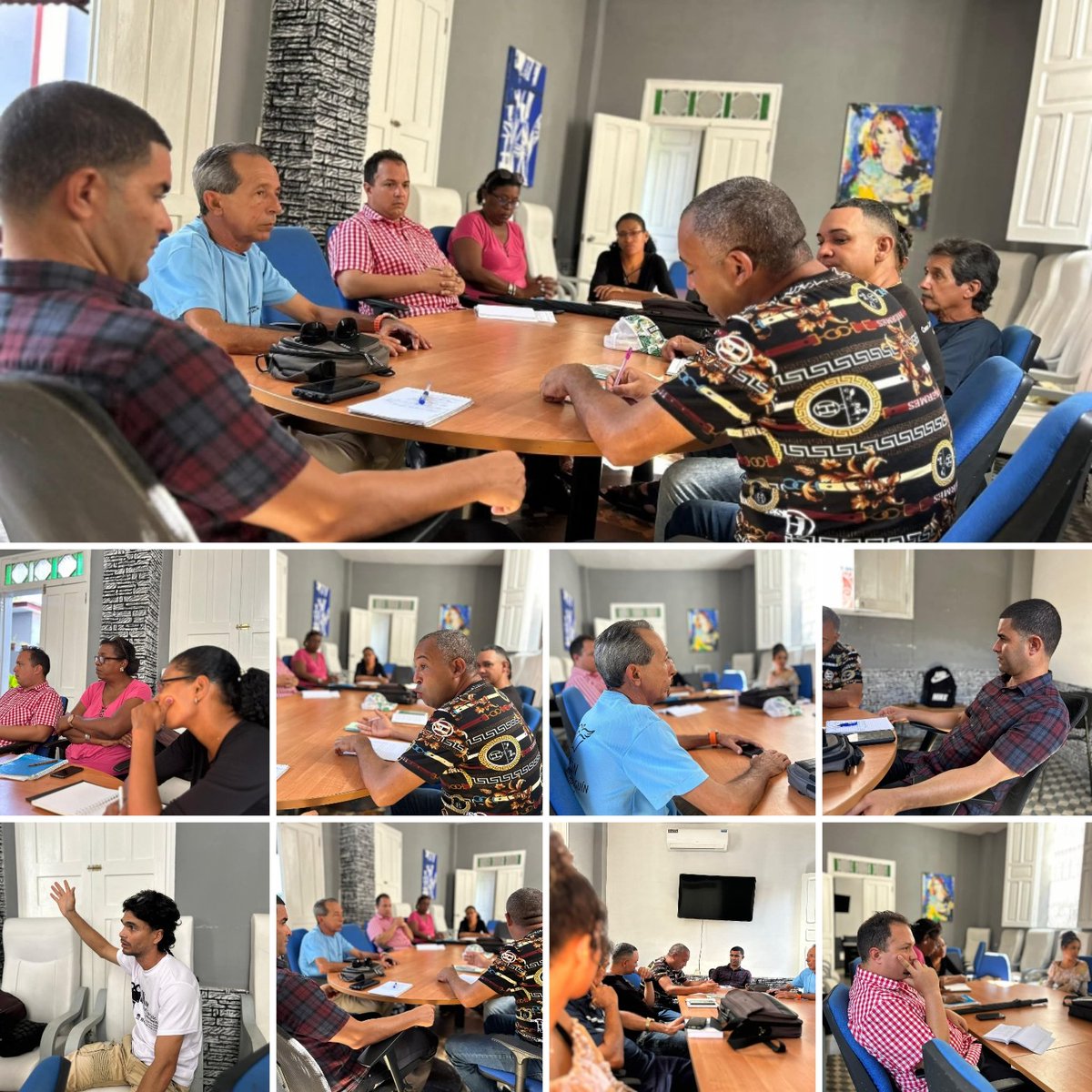 CPLL Camagüey (@librocamaguey) on Twitter photo 📝🗃 En la sede del Centro Provincial del Libro y la Literatura de #Camagüey se realizó la reunión con el Consejo Editorial de Ácana, donde se platearon los proyectos que definirán el catálogo de la editorial lugareña en los próximos meses.
#PorCamagüeyTodo 📝🗃 En la sede del Centro Provincial del Libro y la Literatura de #Camagüey se realizó la reunión con el Consejo Editorial de Ácana, donde se platearon los proyectos que definirán el catálogo de la editorial lugareña en los próximos meses.
#PorCamagüeyTodo