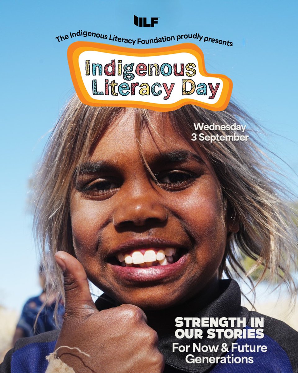 Today we're celebrating Indigenous Literacy Day (ILD) with the theme Strength in our Stories: For Now &amp; Future Generations! Find out more - ilf.org.au/ild