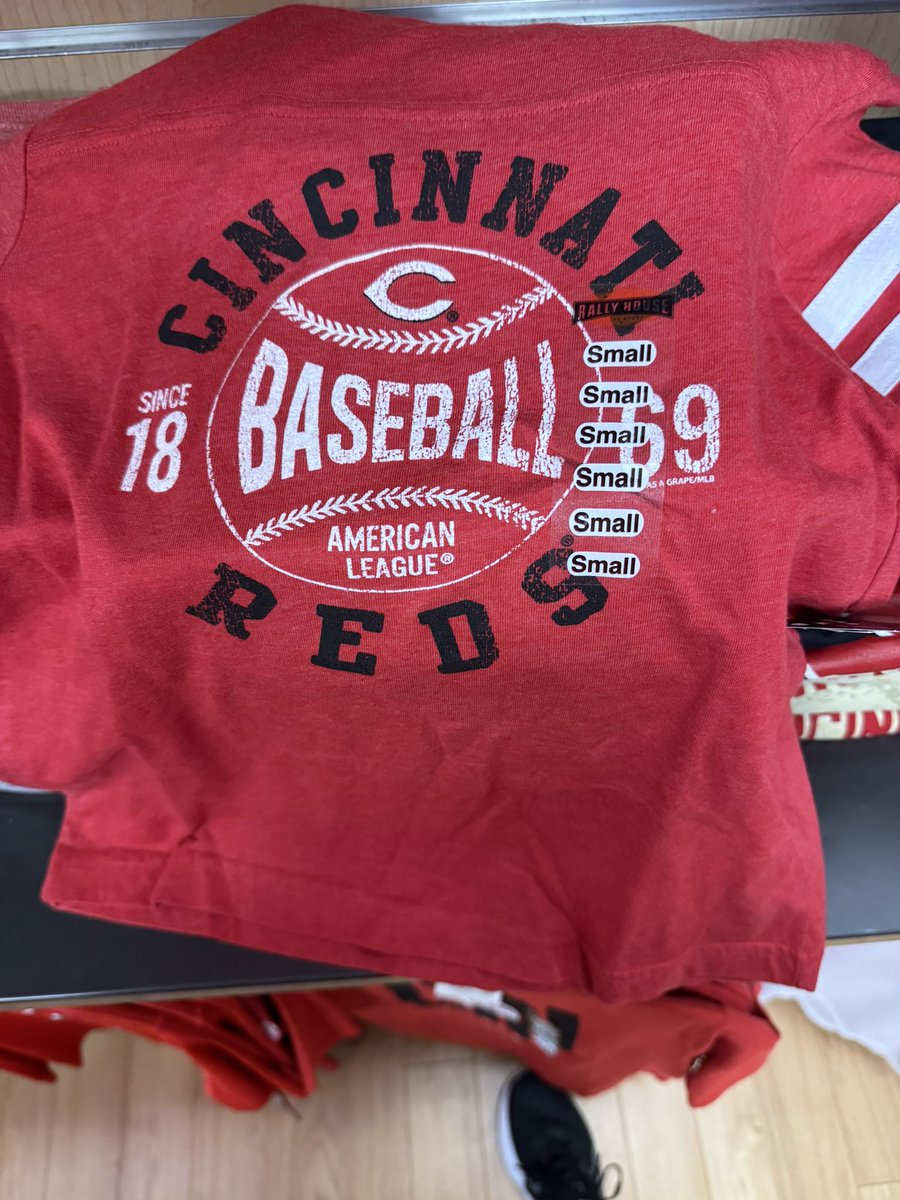 jerad20's tweet image. Went to buy my son a #Reds shirt yesterday, and Rally House really had this shirt on their shelves trying to sell it. Couldn’t believe it……