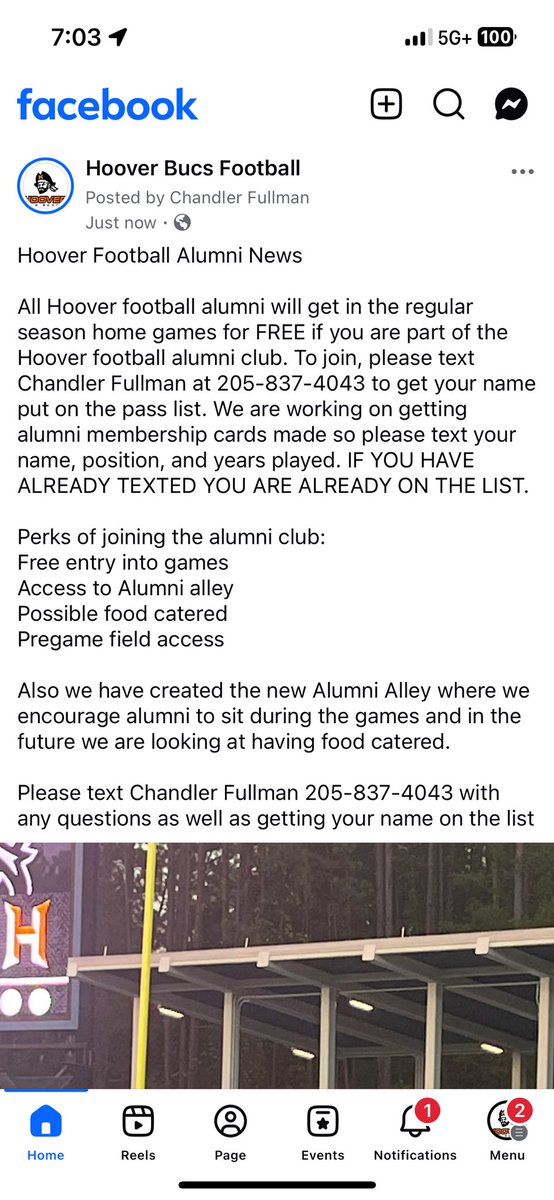 Hoover Bucs Football tweet media