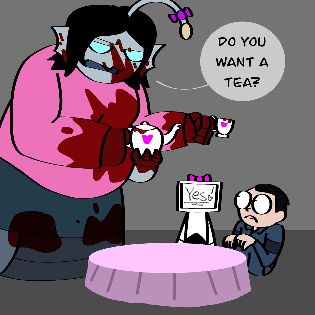 AaronSe40534243's tweet photo. Tea party! 🫖☕️🩷💜❤️

(@BlueGradyTheRap’s idea)

#pressure #pressureroblox #robloxpressure #pressureAU #sebastiansolace #PressureSebastian #sebastianpressure #painter #painterpressure #sebpainter #Fishter https://t.co/W6JwXcP90H