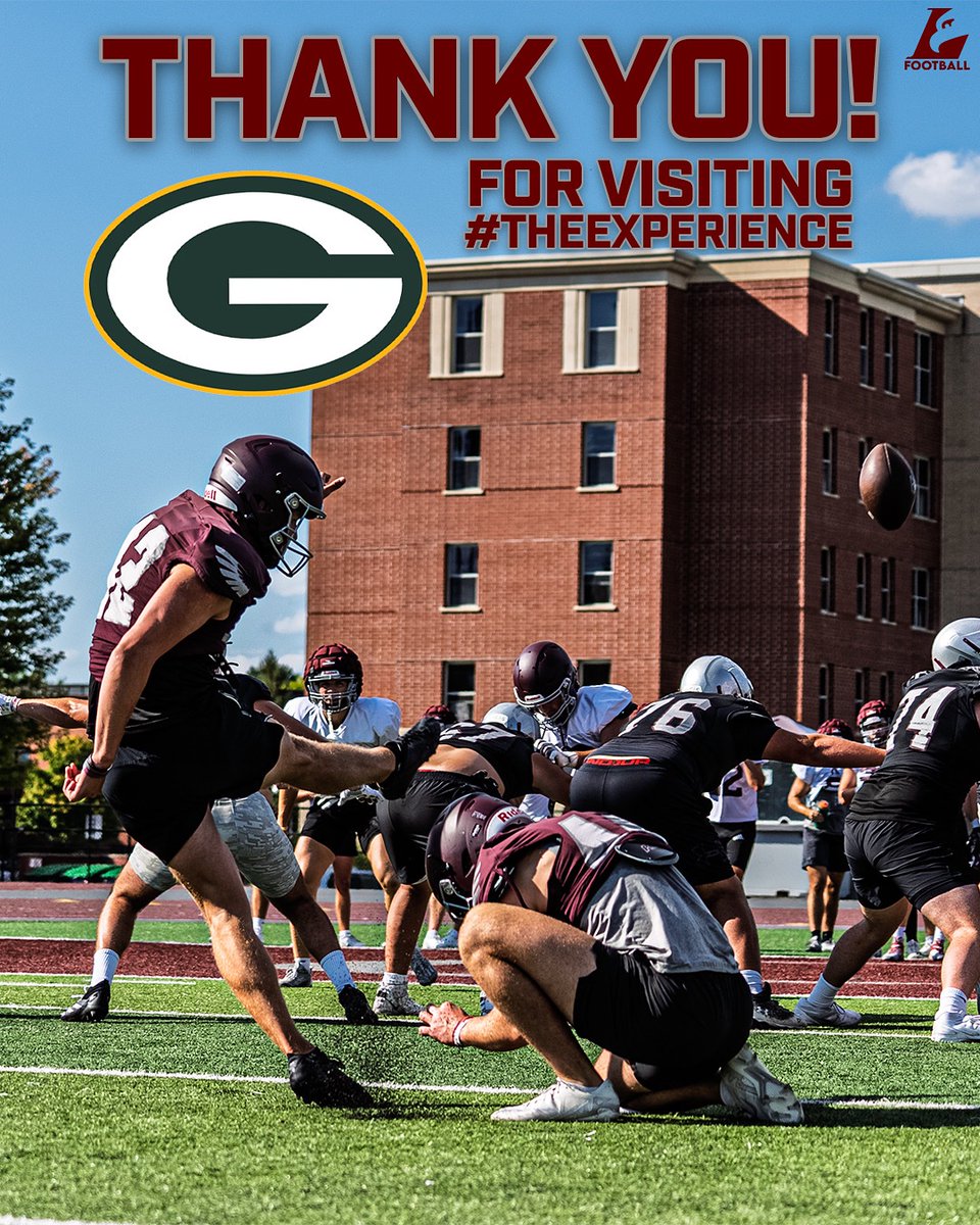 Thanks to the Green Bay Packers for coming to practice today!

#TheExperience