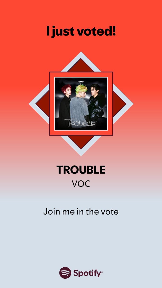 I just voted!

Who do you want to become Spotify T-Pop Now Hottest of the Month? Check out this playlist and join me in the vote.  open.spotify.com/playlist/37i9d…