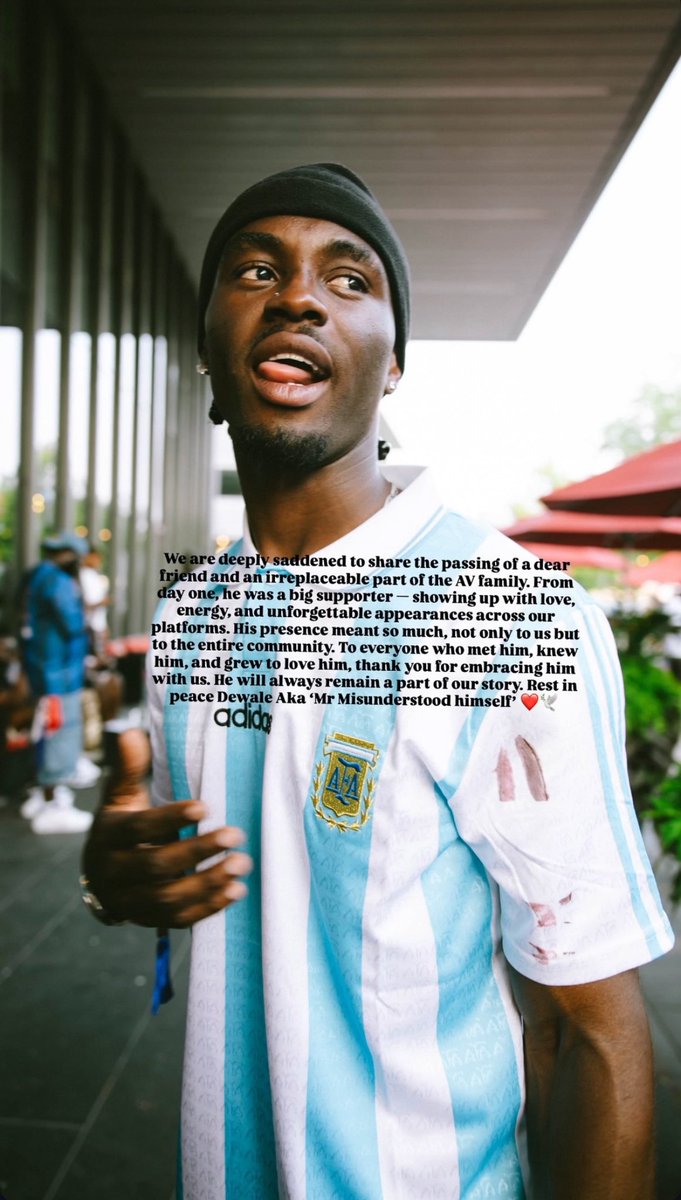 afroverifed's tweet photo. Rest in peace, Dewale AKA “Mr Misunderstood” ❤️🕊️. You will be sorely missed. 

-Your Afroverified family https://t.co/7ajXeAFm1x