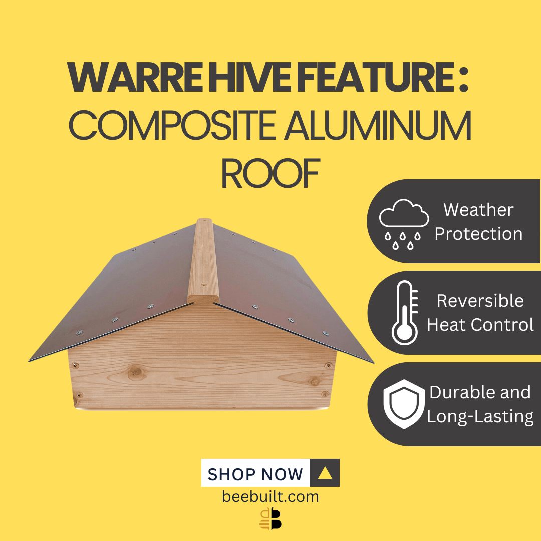 beebuiltsupply's tweet image. Rain, shine, heat, or cold — the Warre Hive roof has it covered. 🌦️
Strong, durable, and built with your bees’ comfort in mind.

Shop now:  beebuilt.com/collections/wa…

#BeeBuilt #BeeKeepingLife #NaturalBeekeeping #WarreHive
