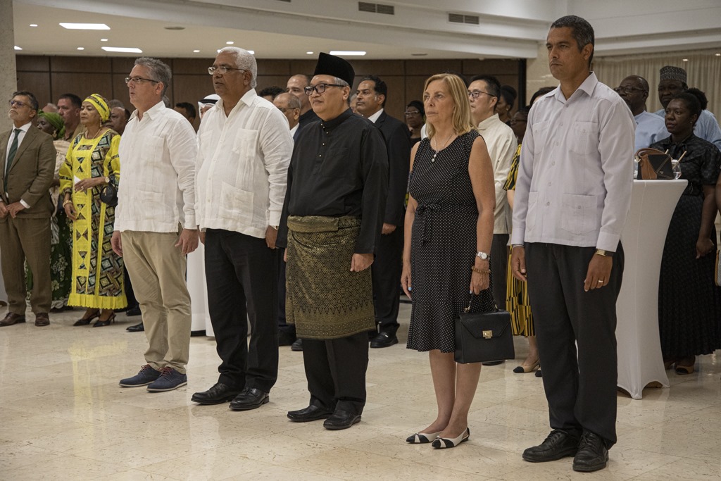 MYEmbHavana's tweet photo. A heartfelt thank you to all our distinguished guests and friends of Malaysia who joined us in Havana to celebrate the 68th National Day.
Guided by this year’s theme, “Malaysia MADANI: Rakyat Disantuni”, we reaffirm our commitment to unity, compassion and inclusive progress https://t.co/NRc7UPgIBo