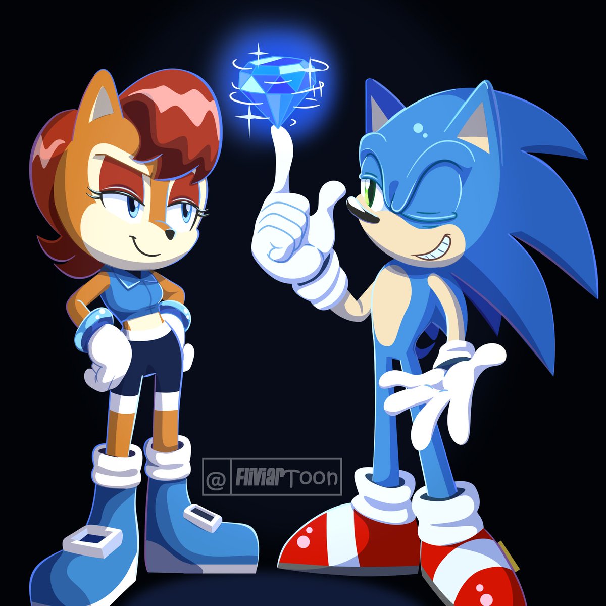 Fliviartoon's tweet photo. #Sonallyweek2025 Day 2: Emerald /Night
#SonicTheHedgehog #SallyAcorn #sonally #sonallyweek #sonsal #rally4sally #sega #Chaosemeralds #esmeraldasdelcaos https://t.co/hv0BxpiZGV