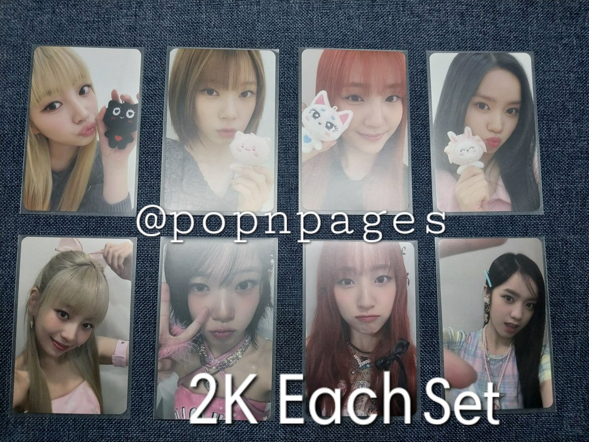 popnpages's tweet photo. ⟢ ・⸝wts | lfb  

unis 50k won benefit pc  

gehlee : yoona – 3k set 
seowon : hyeonju – 3k set 
nana / kotoko / yunha / elisia – 2k ea 
ot8 – 12k  

•on-hand; ready to ship 
•with freebies (dkr pc) 
•gcash mop | j&amp;t mod 
•price + lsf  

reply/dm to claim, rts appreciated https://t.co/cKSGyyS5NF